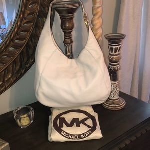 Michael Kors Pebbled Leather Hobo Bag